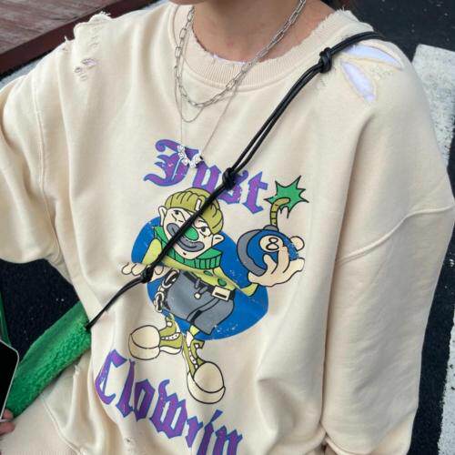 秋季涂鸦卫衣，女装卫衣/绒衫，郦歌贝妮