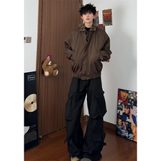 （）假两件潮牌夹克5005-P78（裤子5004-P65），男装夹克，星座910-5