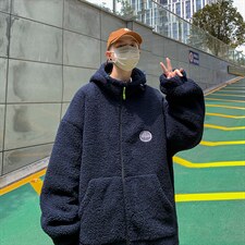 羊羔绒外套男冬季加绒内里羊羔毛棉衣MY501P128控158，男装棉衣，星座517A-1