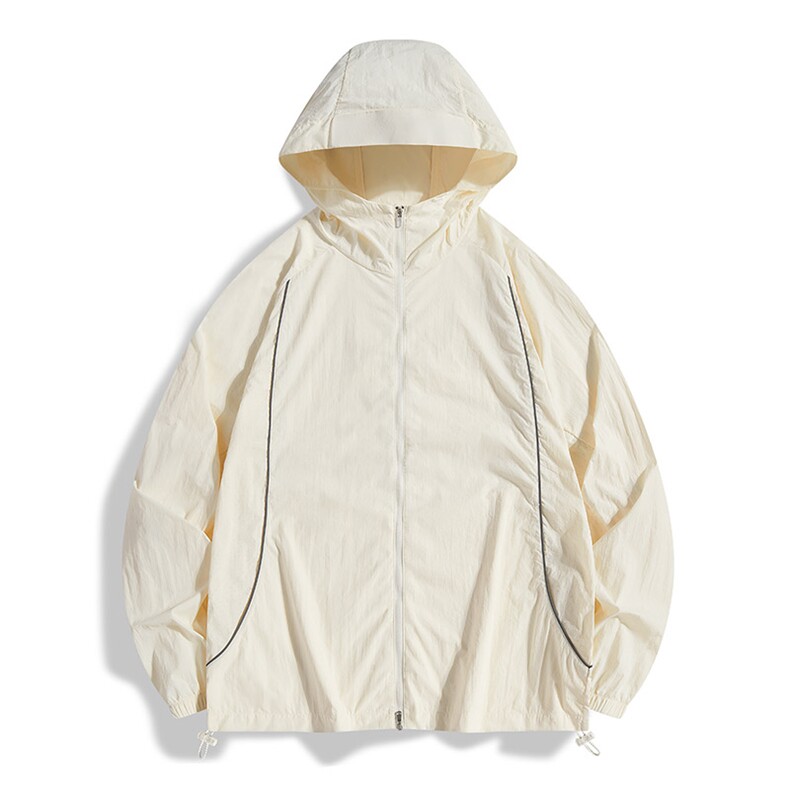 UPF50+有报告凉感轻薄透气宽松大码潮流防晒服DQC657-P48，男装防晒衣，电商B306