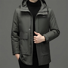 BWDF-5钱塘2020-2中年男士冬季厚款时尚休闲简约羽绒服P245，男装羽绒服，钱塘207-2