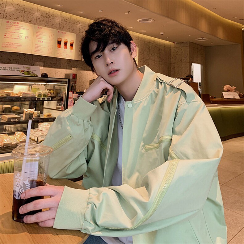 JK8115/P75春装棒球服防水外套男女美式潮牌宽松飞行员夹克，男装夹克，电商A141