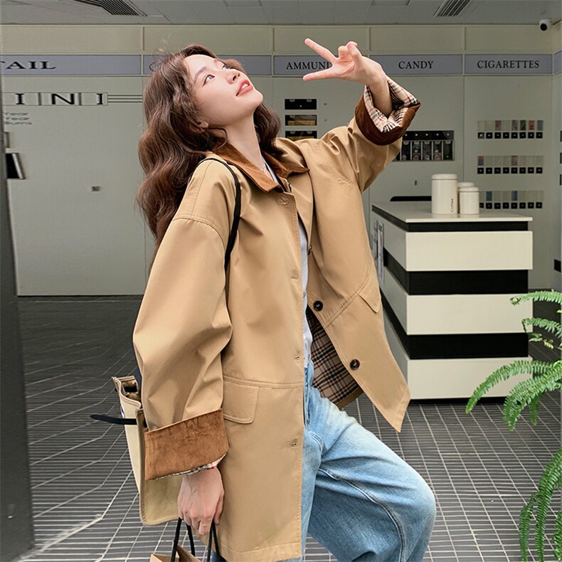 2C085-Q102P165春装新款小个子风衣外套控238,女装风衣,2C085