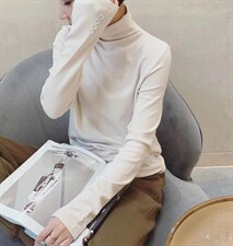 半高领打底衫，其它，简单小珍
