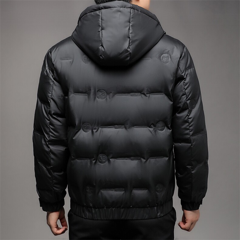 秋冬季新款羽绒服男士白鸭绒加绒潮服休闲连帽潮流韩版保暖外套,男装羽绒服,钱塘6003（原4033）