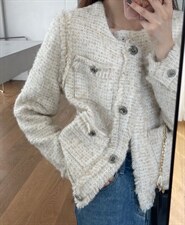 毛边小香外套，其它，TVMV(4F)