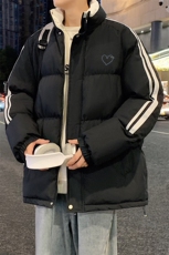 量大优可提供视频冬棉衣立领条纹HD019-1-MF5219-P75，男装棉衣，电商019-1