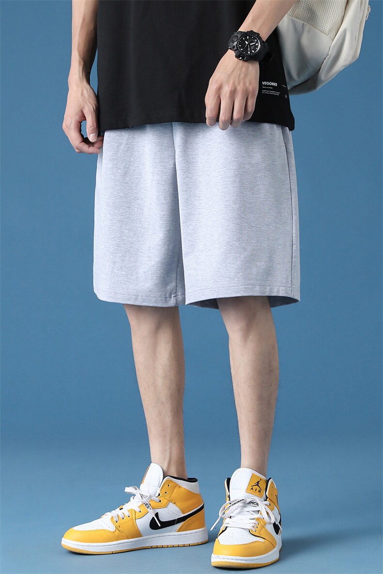2023夏季新款简约休闲短裤男士薄款潮牌运动风五分裤K140-特P16,男装休闲裤,电商A441-1