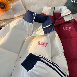！库存3W+ ！2025冬季新款男士棉衣立领撞色棉服MY216特P80图片