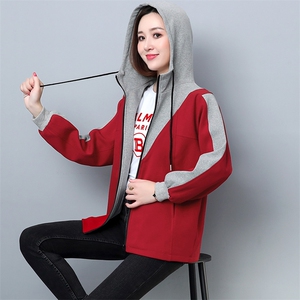 春秋休闲连帽卫衣外套女士2024新款中年妈妈刺绣洋气减龄百搭开衫图片