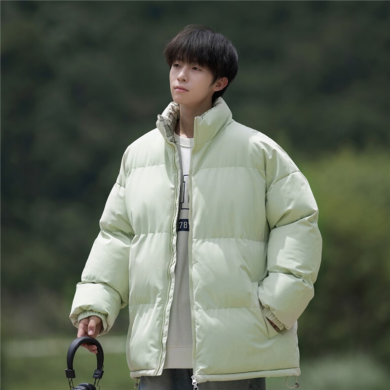 抖音得物美式潮流高品质格子三防加厚羽绒棉衣外套棉服MY5555-P68,男装棉衣,星座610B-1