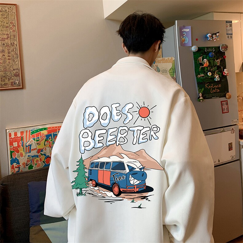 麂皮绒夹克男大码立领褂子外套JK85269-P68加绒款-P78,男装夹克,电商A040