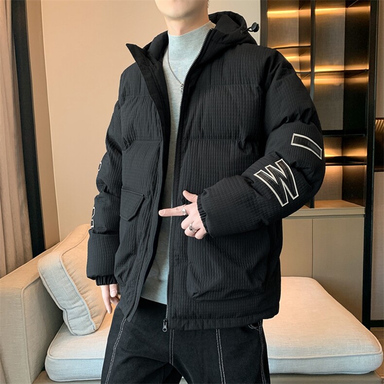 男士棉衣冬季2024新款加绒加厚青少年潮流外套男大码M0789-P110,男装棉衣,星座308B-2