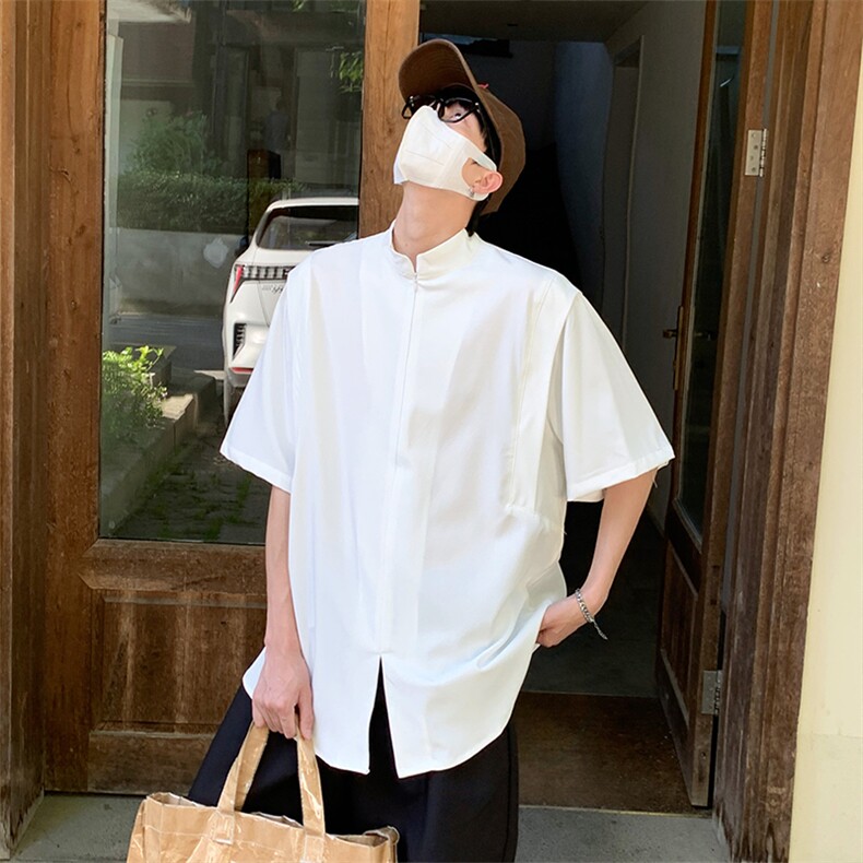 特P47无差价新款夏季时尚潮流百搭衬衫-HC2258港风,男装衬衫,电商A003