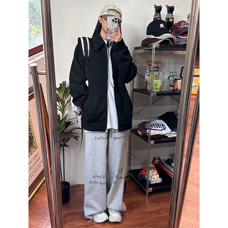 特P58无差价新款百搭双拉链春秋夹克外套-HJ5718非网图,男装夹克,电商A003
