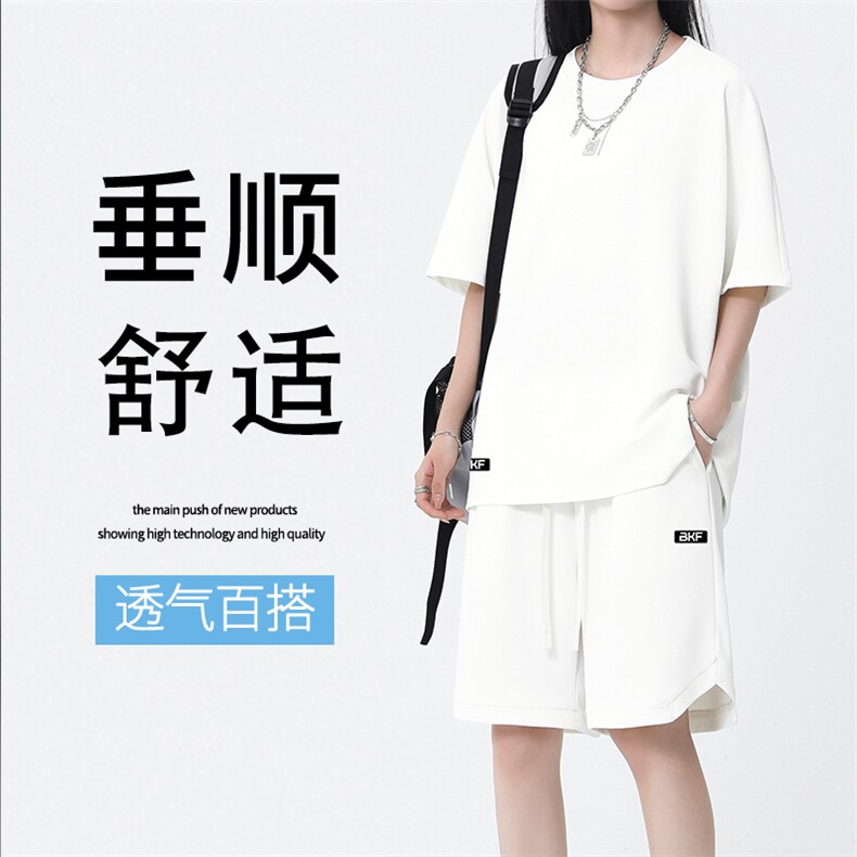 夏季舒适休闲宽松时尚百搭套装TZ19-特批70图片