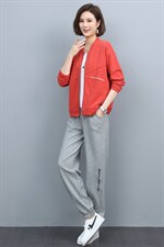 品牌专柜款春秋新款韩版复古时髦大码休闲，女装运动套装，涵誉