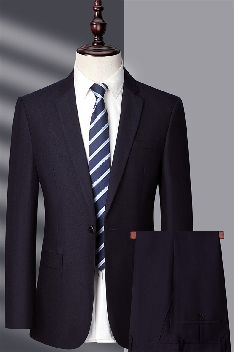 2023年秋季新款西服套装爸爸装礼服中老年休闲外套MNSA2896-P270，男装西服套装，电商B212（原钱塘6029）