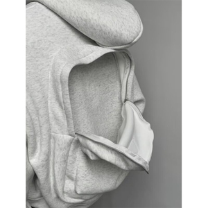 现货DW09-批60美式重磅解构连帽外套男冬季潮卫衣图片