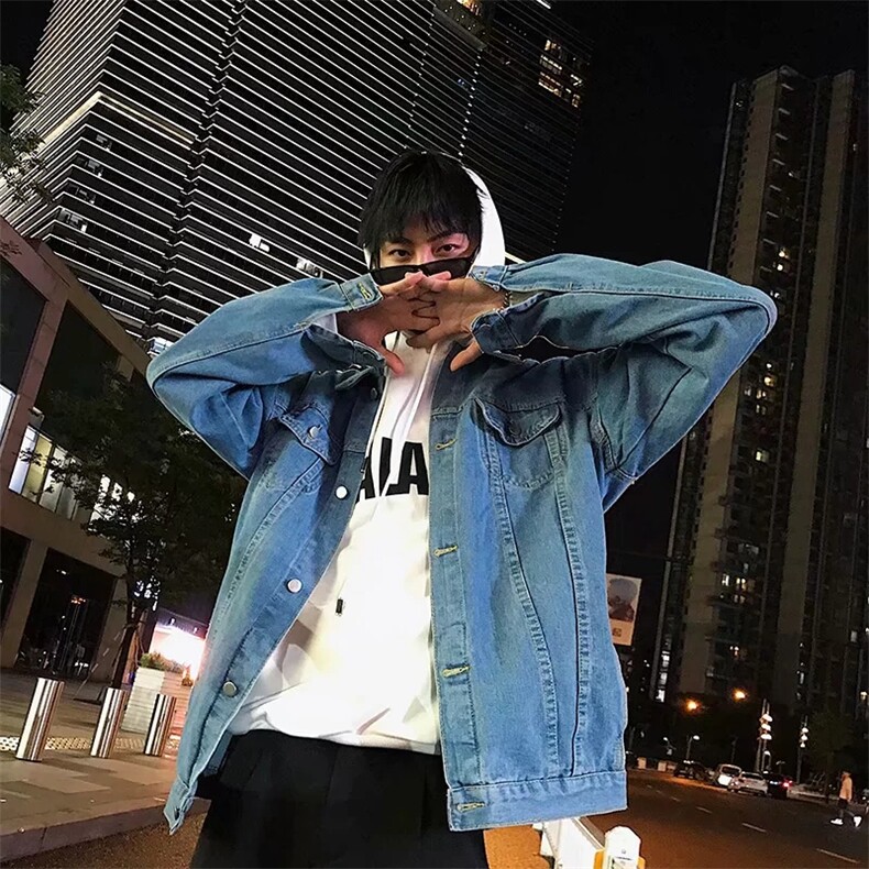JK07港风文艺学生青少年牛仔夹克外套春秋装男装外衣开衫褂子韩版,男装夹克,星座115A(原星座507）