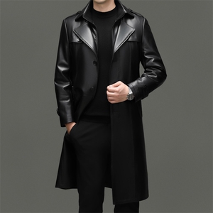 BG-J25811冬季男士海宁真皮羽绒服绵羊皮风衣羽绒内胆百搭外套图片