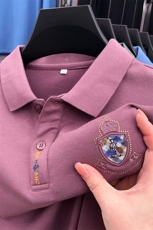 2023秋季新款polo衫长袖衬衫男衬衣商务休闲男装打底，男装Polo衫，电商B212（原钱塘6029）