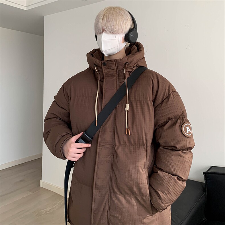 棉服男2025冬季新款宽松休闲连帽棉衣外套2399特P90控148,男装棉衣,电商A309