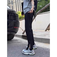 休闲裤男款宽松潮牌运动裤2025新款秋直筒超火裤子K6618-P41，女装休闲裤，星座412-1