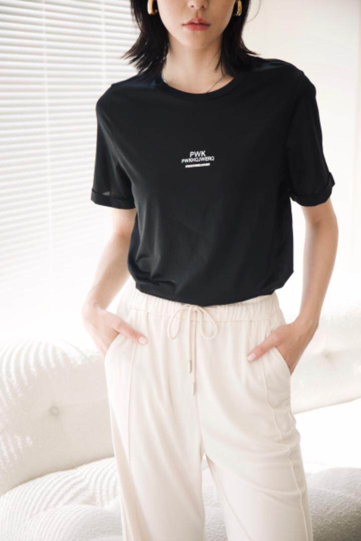 时尚字母T恤，女装T恤，千序