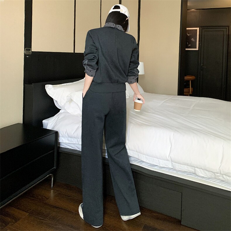 简约时尚休闲运动套装女春,女装套装/套裙,江南