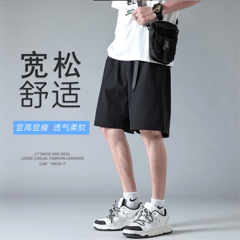 新款上市短裤夏季休闲运动男舒适透气宽松时尚潮牌裤子K23319-P25,男装休闲裤,电商A128