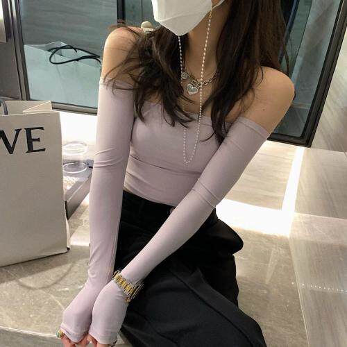 一字领冰袖，女装，XTZ style