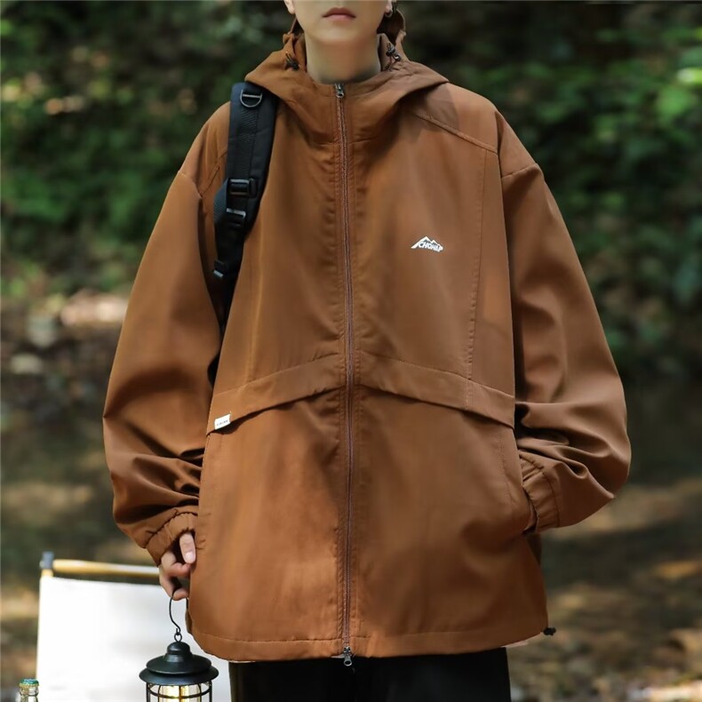 冲锋衣夹克男韩版潮流连帽户外痞帅W9263-P60,男装夹克,星座1109-3