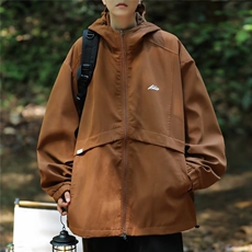 冲锋衣夹克男韩版潮流连帽户外痞帅W9263-P60，男装夹克，星座1109-3