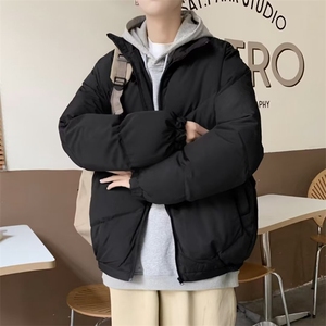 韩版潮流立领棉衣男冬季潮牌宽松面包服学生棉服外套