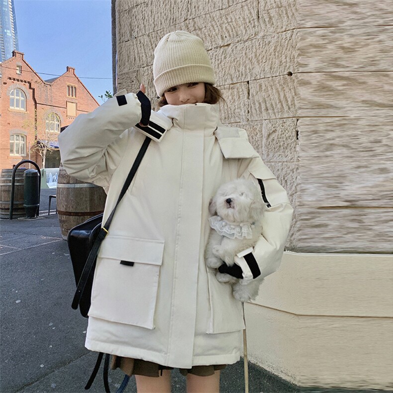 现货 工装冲锋衣羽绒服 帽子可拆卸 2C272-Y09-P265-K388图片