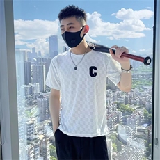 男士短袖T恤夏装新款2024年韩版潮流帅气圆领简约时尚体恤衫上衣，男装T恤，星座1013