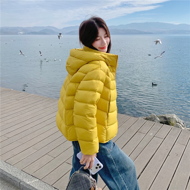 【现货】2025年冬季90白鸭绒短款连帽羽绒服2588款P295K398,女装羽绒服,浙宝301