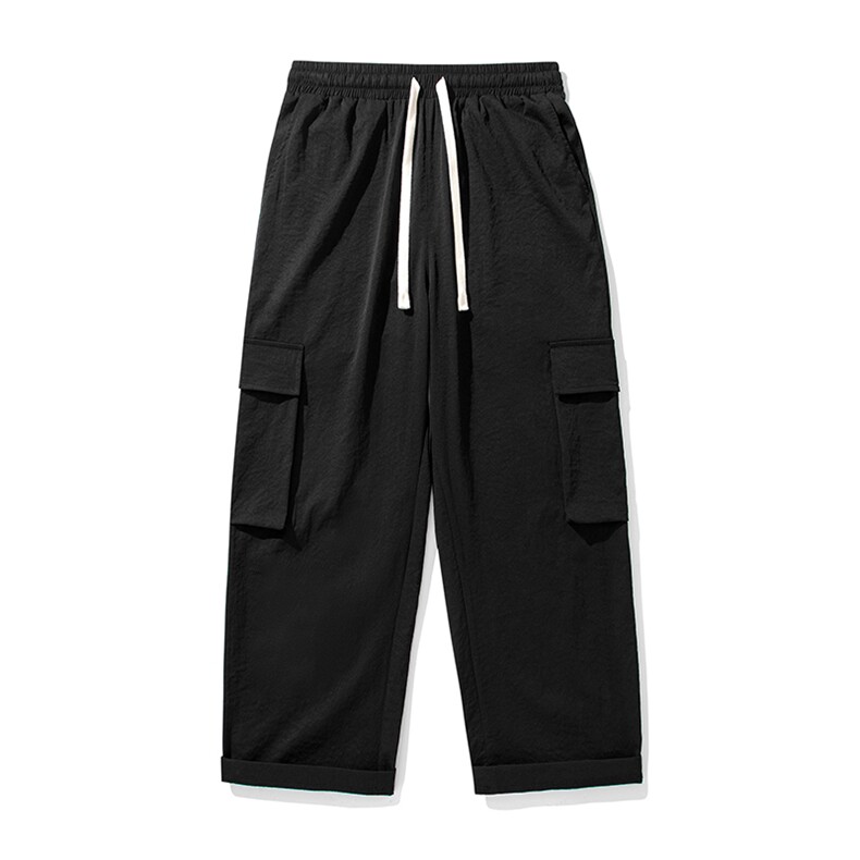 春夏新款工装日系白底休闲裤男宽松阔腿裤直筒裤CK2318-P50,男装工装外套,星座717