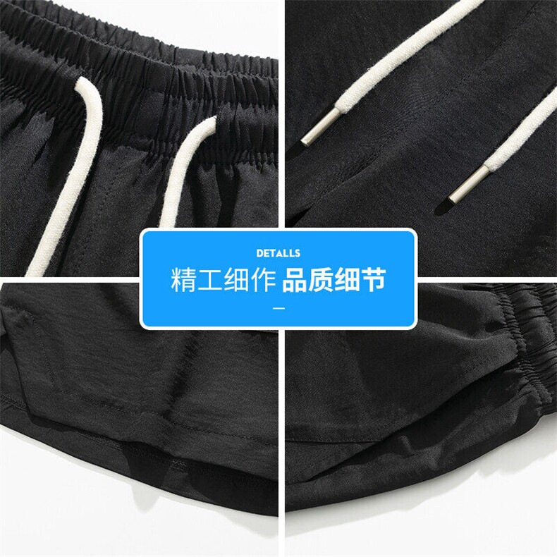 休闲短裤男士夏季薄款宽松透气潮牌百搭运动五分裤男Q29117-特P22,男装牛仔裤,星座610（原A335）