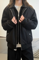 冬季新款拼接假两件加棉双拉链棉衣夹克外套男M24995-特P105控188，男装夹克，电商A001-1
