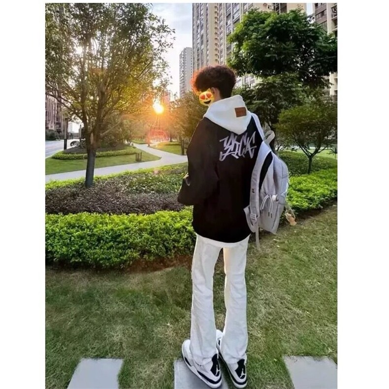 【有货】DF103-P50美式高街情侣刺绣字母春秋季飞行夹克,男装夹克,星座603-2