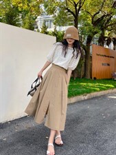 清新上衣?布半裙，女装半身裙，安玖拉