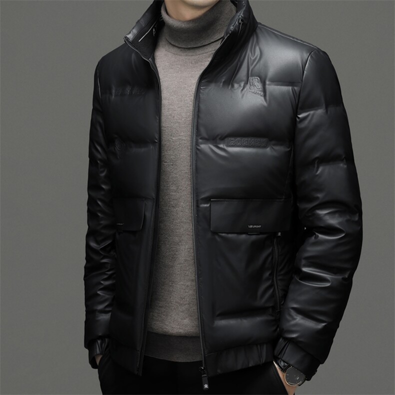 CSYR22087钱塘2020-2冬季厚款商务休闲立领中年男士羽绒服P205,男装羽绒服,钱塘207-2