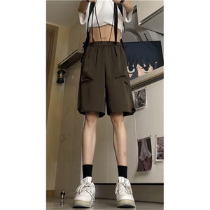 抖音质量 夏季百搭冰丝休闲裤男 清爽短裤五分裤DK602-P4568图片
