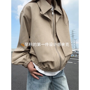 日系休闲风高街上衣外套巴黎街头时尚设计个性夹克HY826P75控118图片