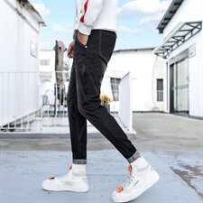 春款牛仔裤男潮牌修身男士休闲直筒韩版潮流小脚长裤子819-P40，男装牛仔裤，电商A318