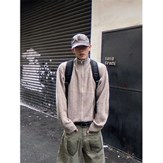JY246-P75针织开衫宽松休闲情侣毛衣外套潮网图，男装针织衫/毛衣，星座1501-3