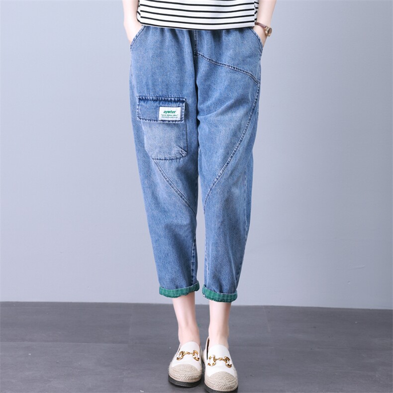 哥第品牌专柜短袖女2025年夏季新款中年妈妈宽松时尚T恤休闲，女装牛仔裤，叶笙衣