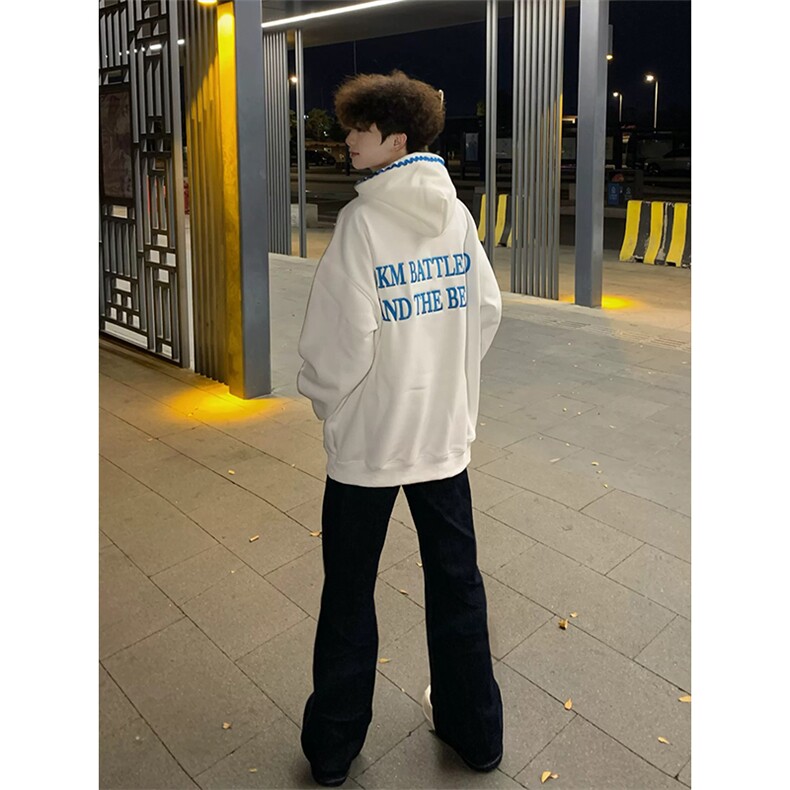 网图有货美式贝壳绣连帽卫衣男女春季宽松潮牌外套男女A1338-P55,女装短外套,星座1505